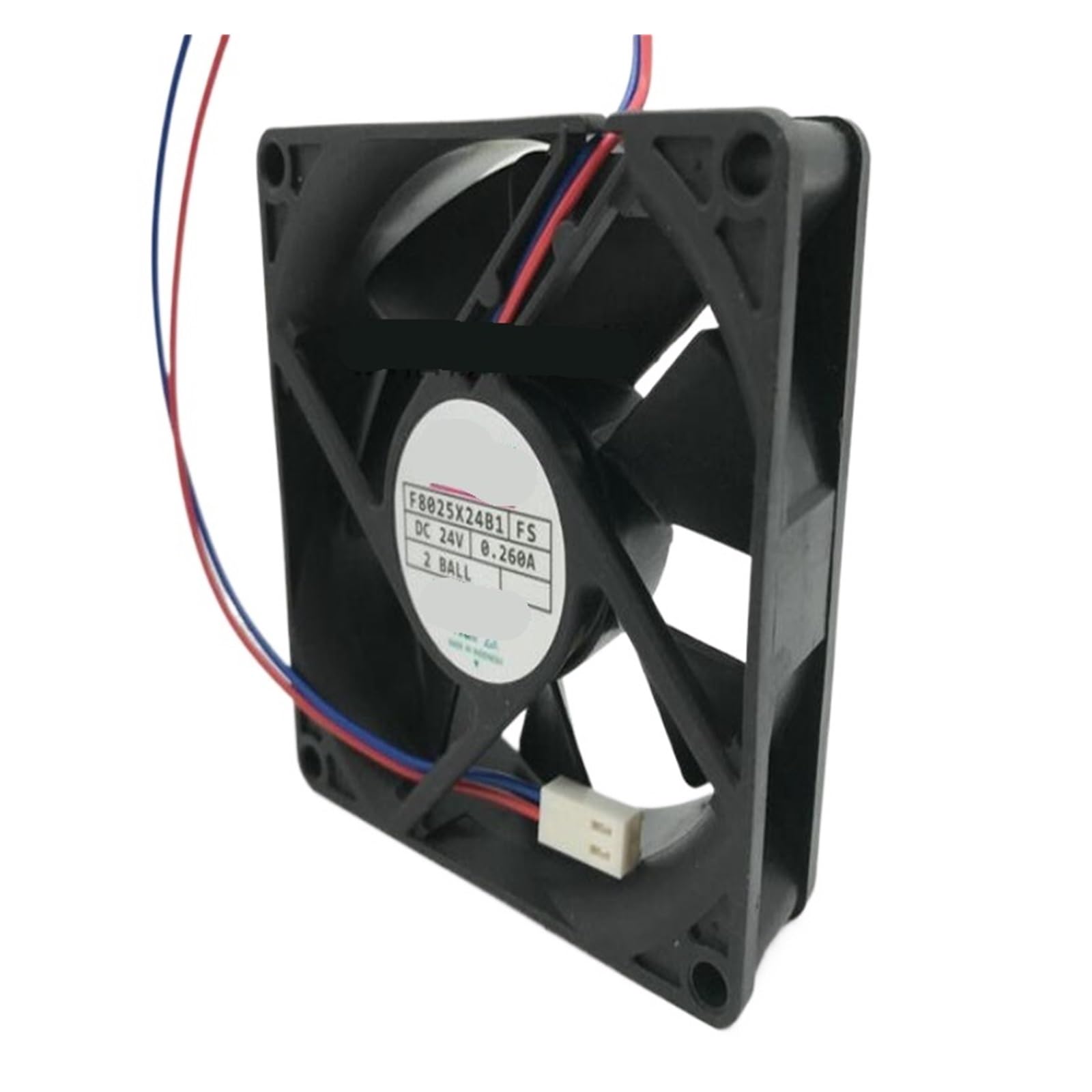 YMUGUEGH F8025X24B1 24V 0.260A 8CM 8025 two-wire inverter fan