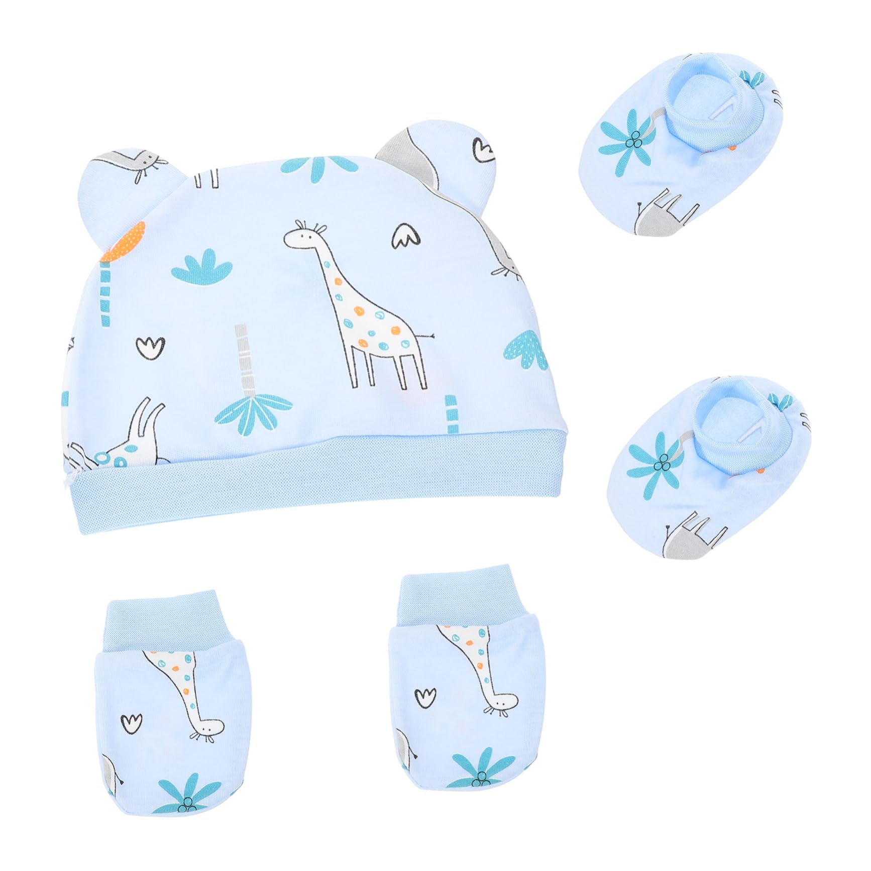 3 Juegos Conjunto De Tres Piezas Para Recién Nacido Sombreros De Bebe Calcetines De Niñas Sombrero De Bebe Gorro Para Algodón Necesidad Bebita Europeo y Americano