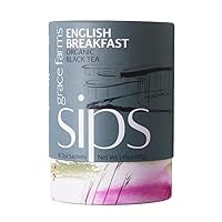 Vista 33 de Grace Farms LAVENDER GOJI BERRY - Té de hierbas (16 sobres piramidales) Naturalmente dulce, alivia el estrés y sin cafeína Certificado orgánico