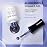 RARJSM Glitter Gel Nail Polish Bluish Purple Chunky Iridescent Rainbow Sparkle Holographic Small Flakes Shimmer Diamond Gel Polish Single Bottle Soak off UV LED Cured for Home Salon Manicure 15ML