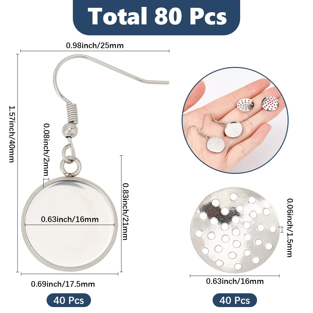Sunnyclue Kit De Fabrication De Boucles D'oreilles Pendantes à