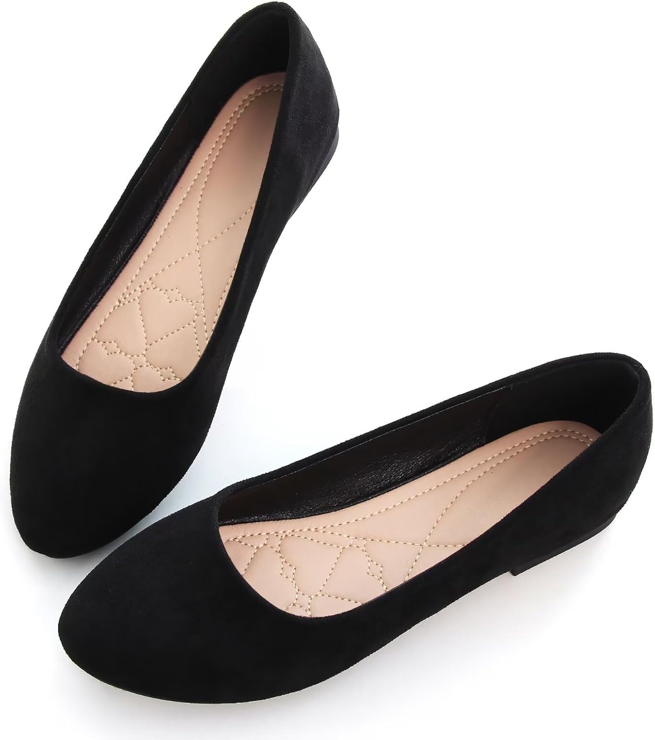 Stunner Women Cute Slip-On Ballet Shoes Soft Solid Classic Pointed Toe Flats 2 - Image 4