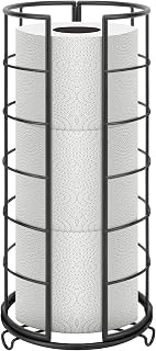 NearMoon Toilet Paper Organizer Stand, Free Standing 3 Rolls Tissue Storage, Metal Bathroom Accessory, Rustproof Toilet Ro...