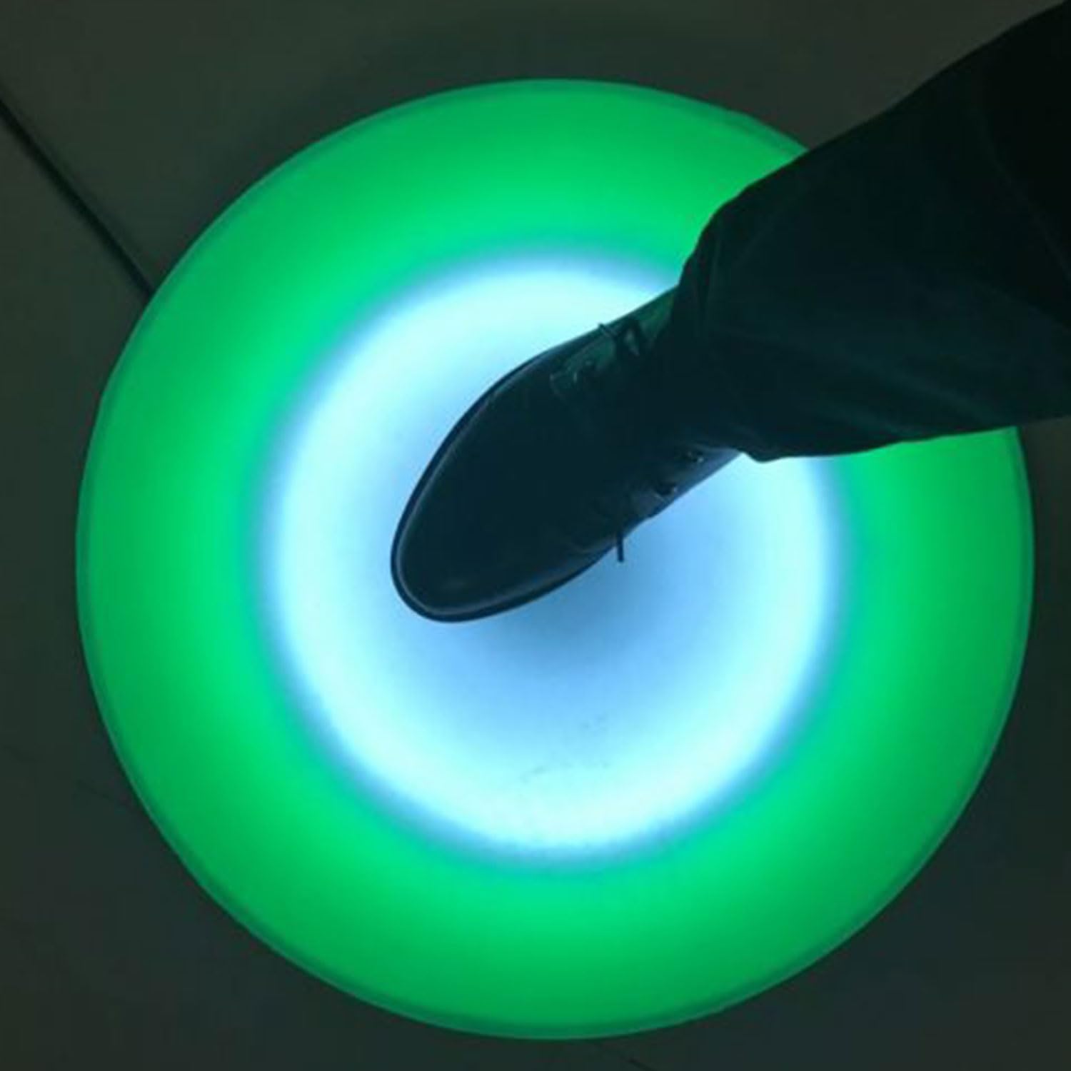 Light Up Round Sensory Floor Tile Interactive LED Touch Sensitive 30cm Vibrant Colour Change Perfect for Sensory Environments Energy Efficient