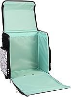 Vista 7 de Everything Mary Bolsa de Manualidades Plegable con Ruedas, Pill - Bolsa de Transporte con Ruedas para Scrapbooking y Arte - Organizador de Viaje