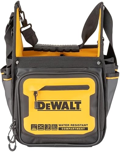 DEWALT Bolsa de herramientas, bolsa de electricista, almacenamiento y organización de herramientas, duradera y resistente al agua, 11 pulgadas