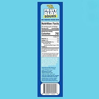 Fruit Blox Sours Blue Raspberry & Cherry Fruit Snacks, 2 Boxes of 22 Pouches, Non-GMO, Made with Real Fruit Juice (Blue Raspberry & Cherry)