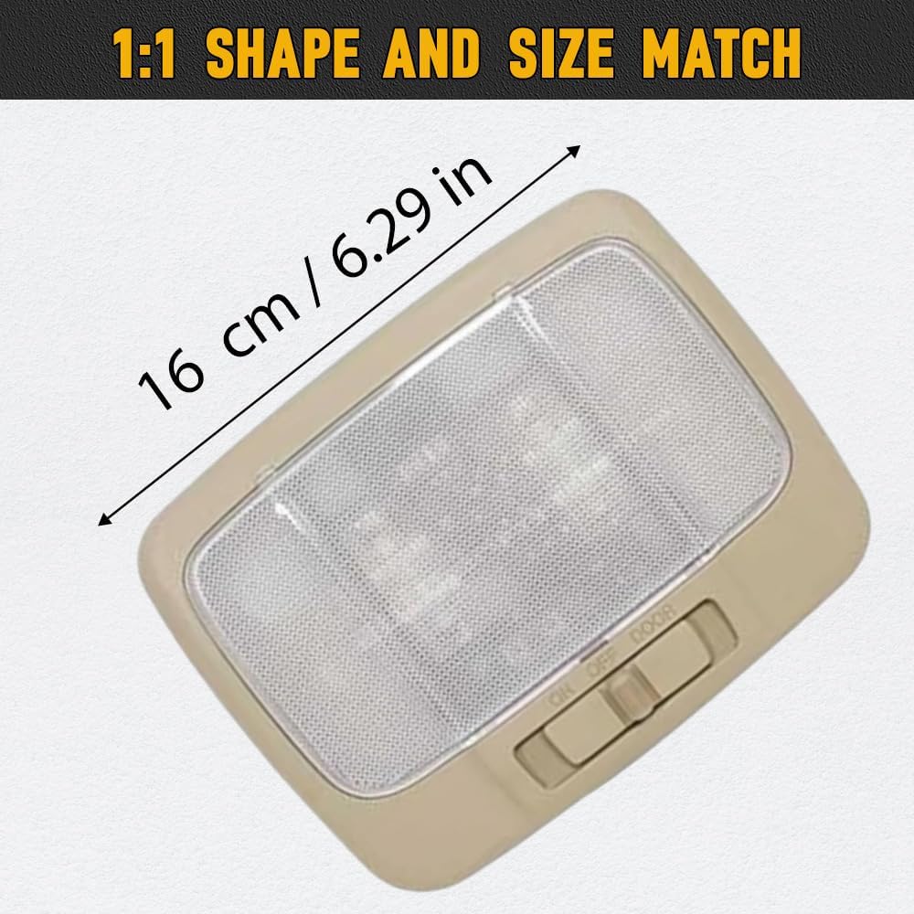 MACHSWON Car Dome Reading Light Interior Lamp, 928503E500FC 92850-3E500FC, Compatible with Kia Sorento 2006-2009, 1 pc