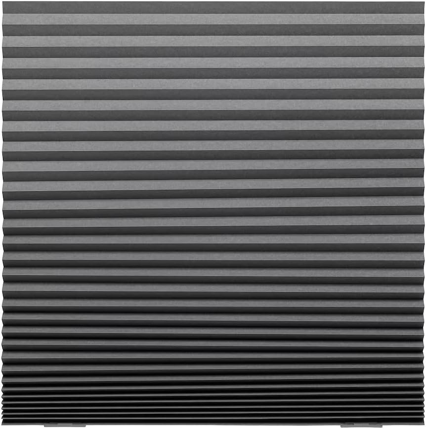 IKEA ASIA SCHOTTIS Block-out pleated blind dark grey