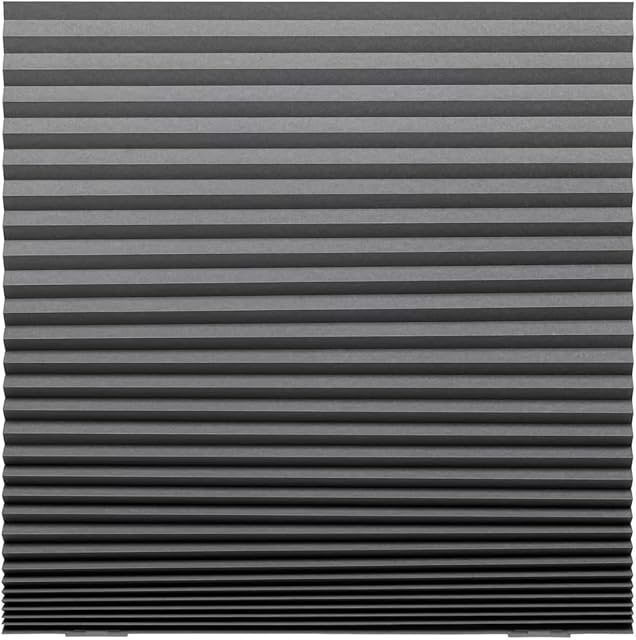 IKEA ASIA SCHOTTIS Block-out pleated blind dark grey