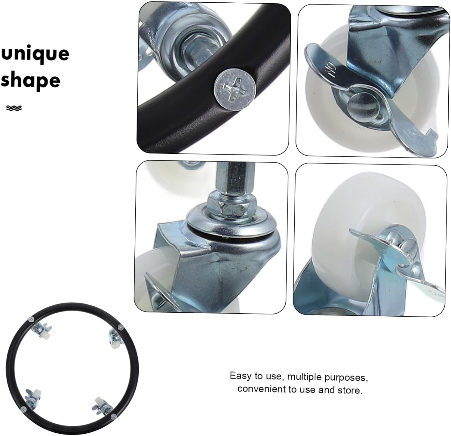 Practical Propane Cylinder Gas Tank Tray Wheels Storage Can Tray for Lb Tanks
