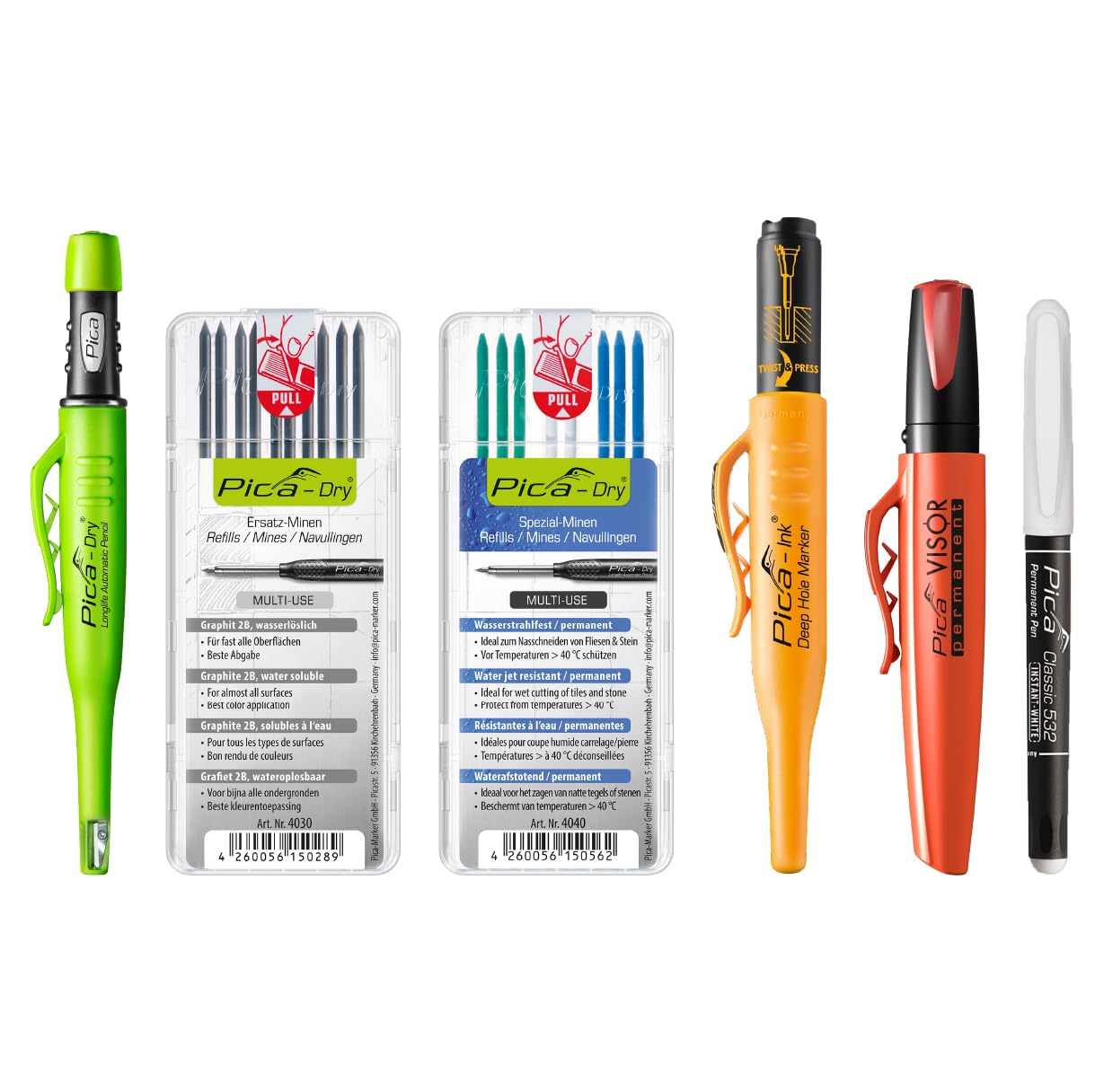 3030 Lead Size Pica Dry PICA Master Set Plumber 55020 Tools & Machinery - Tools Pica Marker