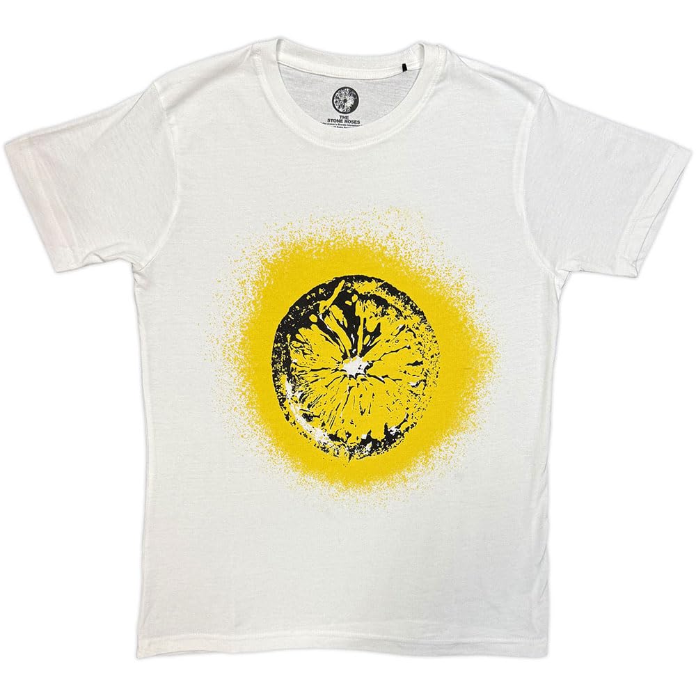 Rock Off officially licensed products The Stone Roses Lemon Spray T Shirt S