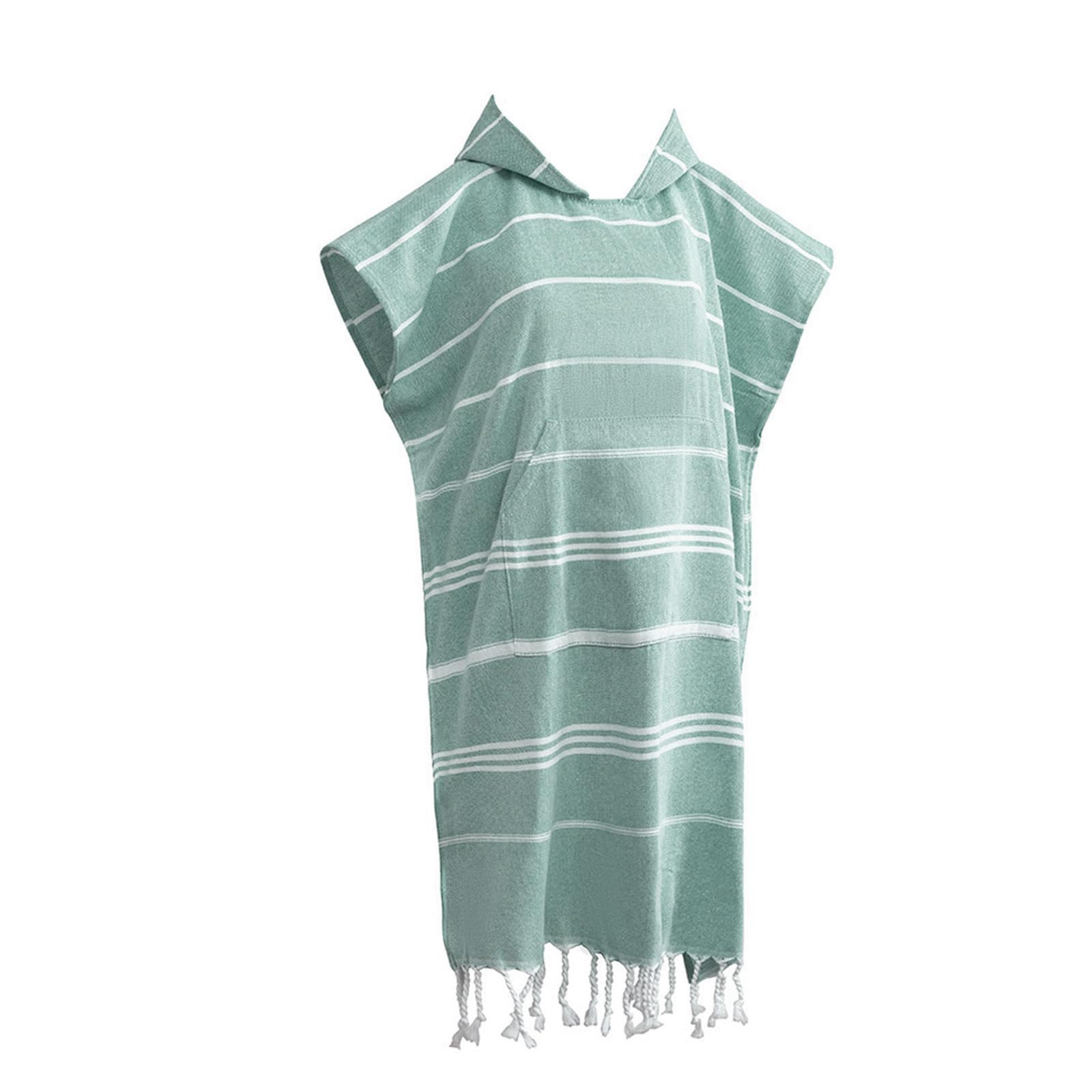 Xjdzineq Bathrobe Absorbent Microfibre Beach Poncho Towel with Hooded Quick Drying for Surfing and Swimming Quick Drying Towel
