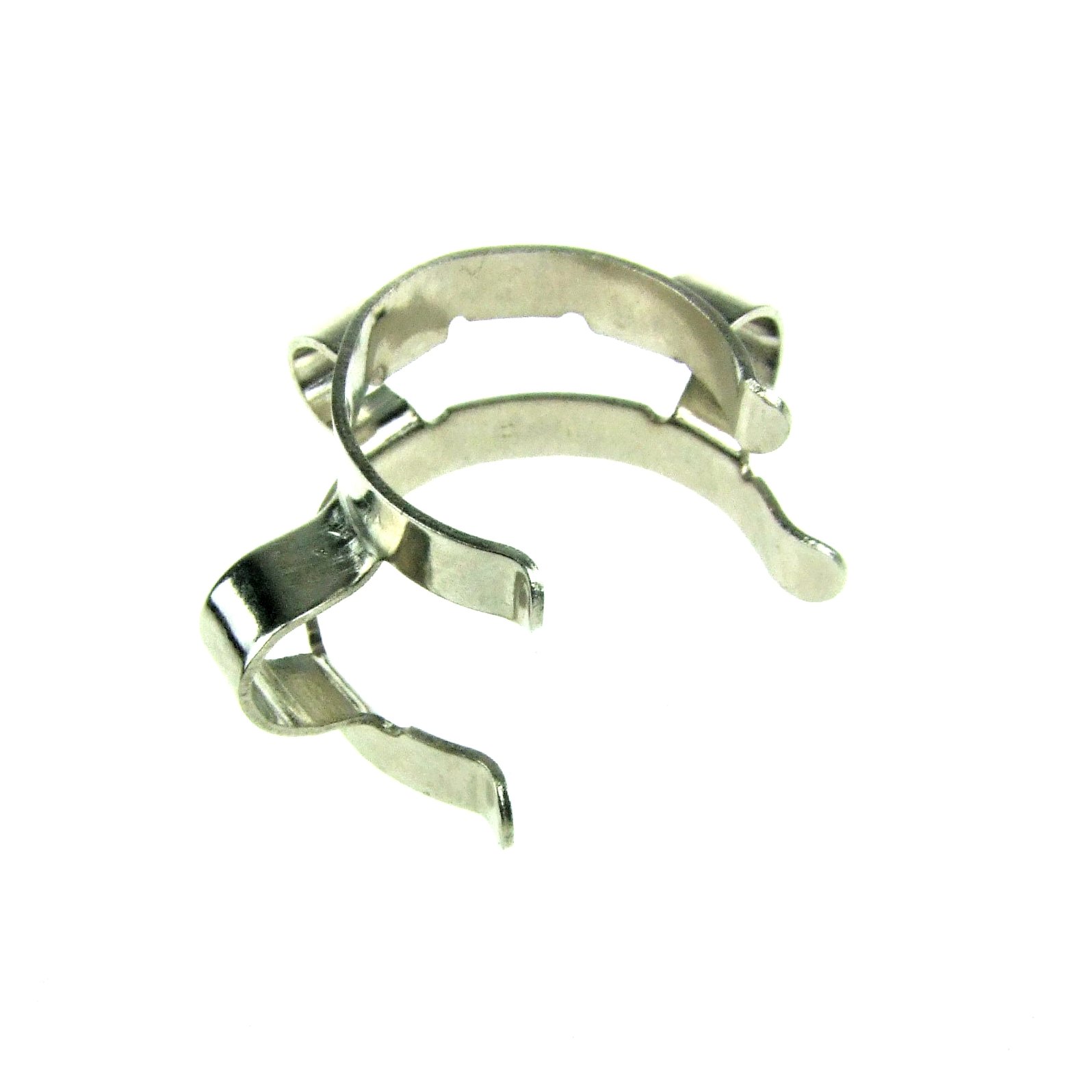 HFS(R) 24# Stainless Steel Joint Clips Keck Clamp, 10PC/PACK Metal Clips for Ground Joint Lab Accessory