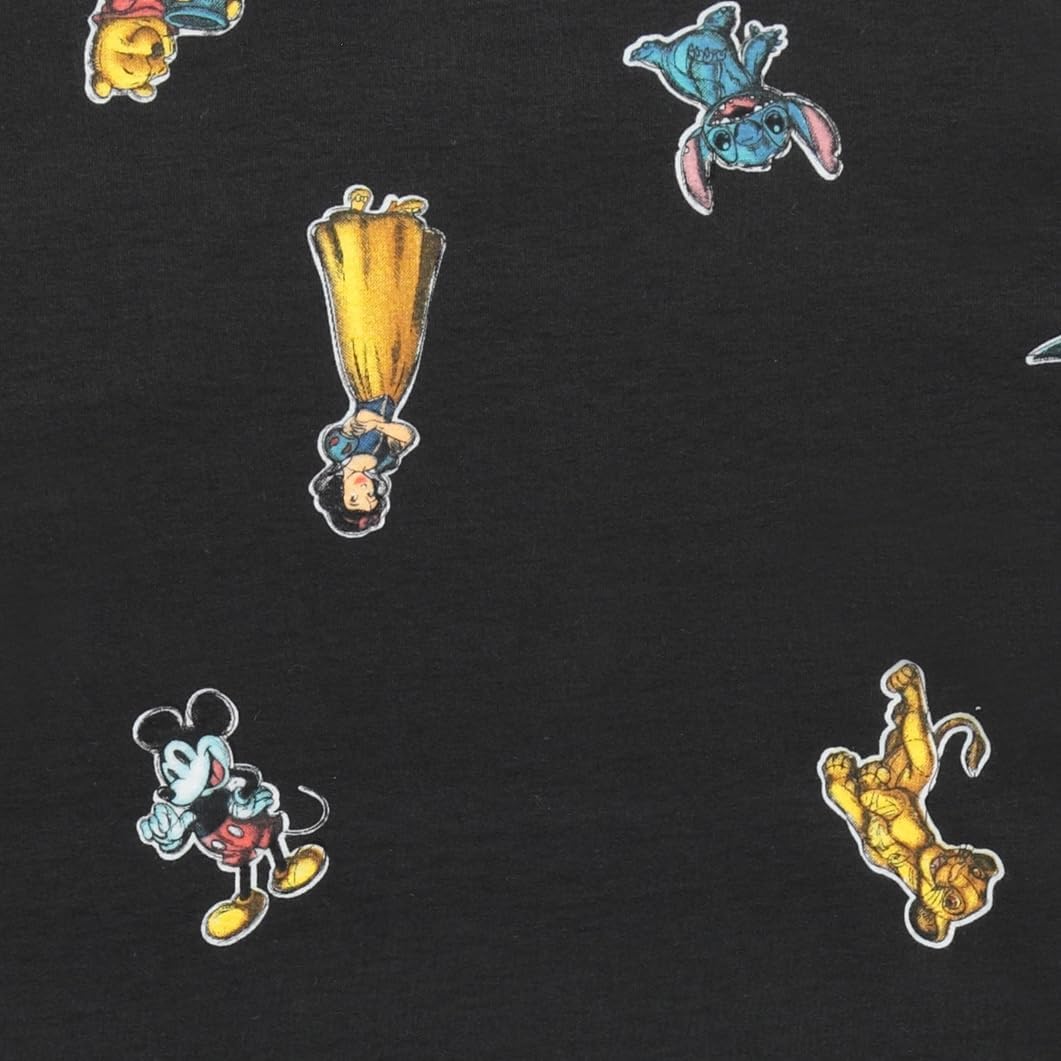 Disney Classic Characters Women's T-Shirt - Minnie Mouse, Toy Story, Elsa, Cars, Tinker Bell - Ladies Classic Everyday Tee