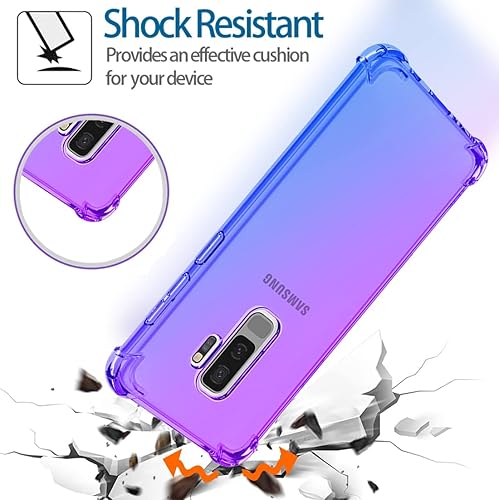 Miniatura 7 de Funda de teléfono para Galaxy S9+, Samsung S9 Plus G965U, fibra de carbono, a prueba de golpes, resistente a los arañazos, TPU suave, contraportada