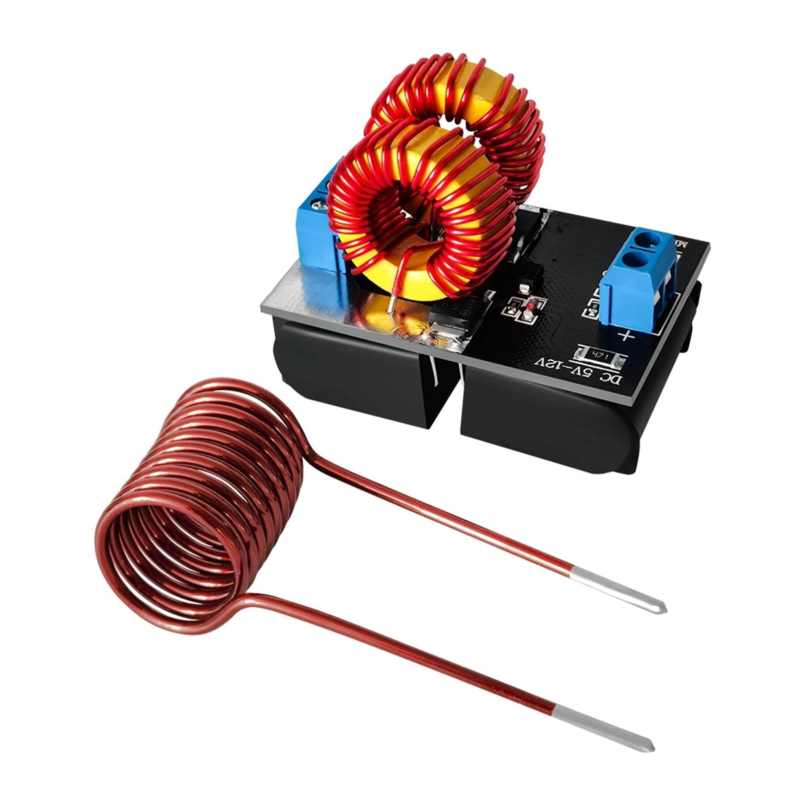 Placa de calentamiento por inducción ZVS DC5-12.0V voltaje entrada 120W controlador Flyback gran potencia cocina y bobina encendido DIY Alta Eficiencia