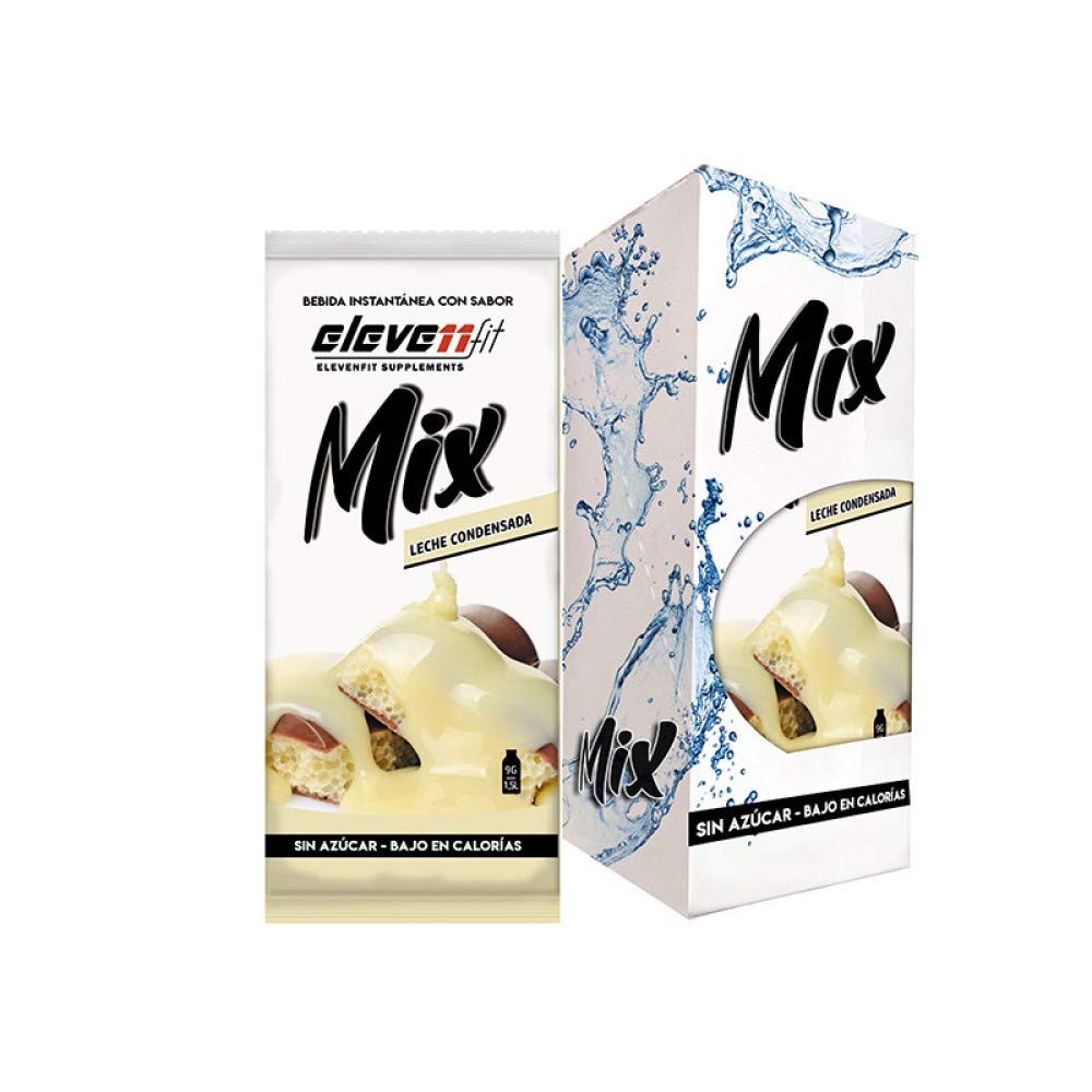 ELEVENFIT Caja de 12 Sobres Mix Sabor Leche Condensada Sin Azúcar
