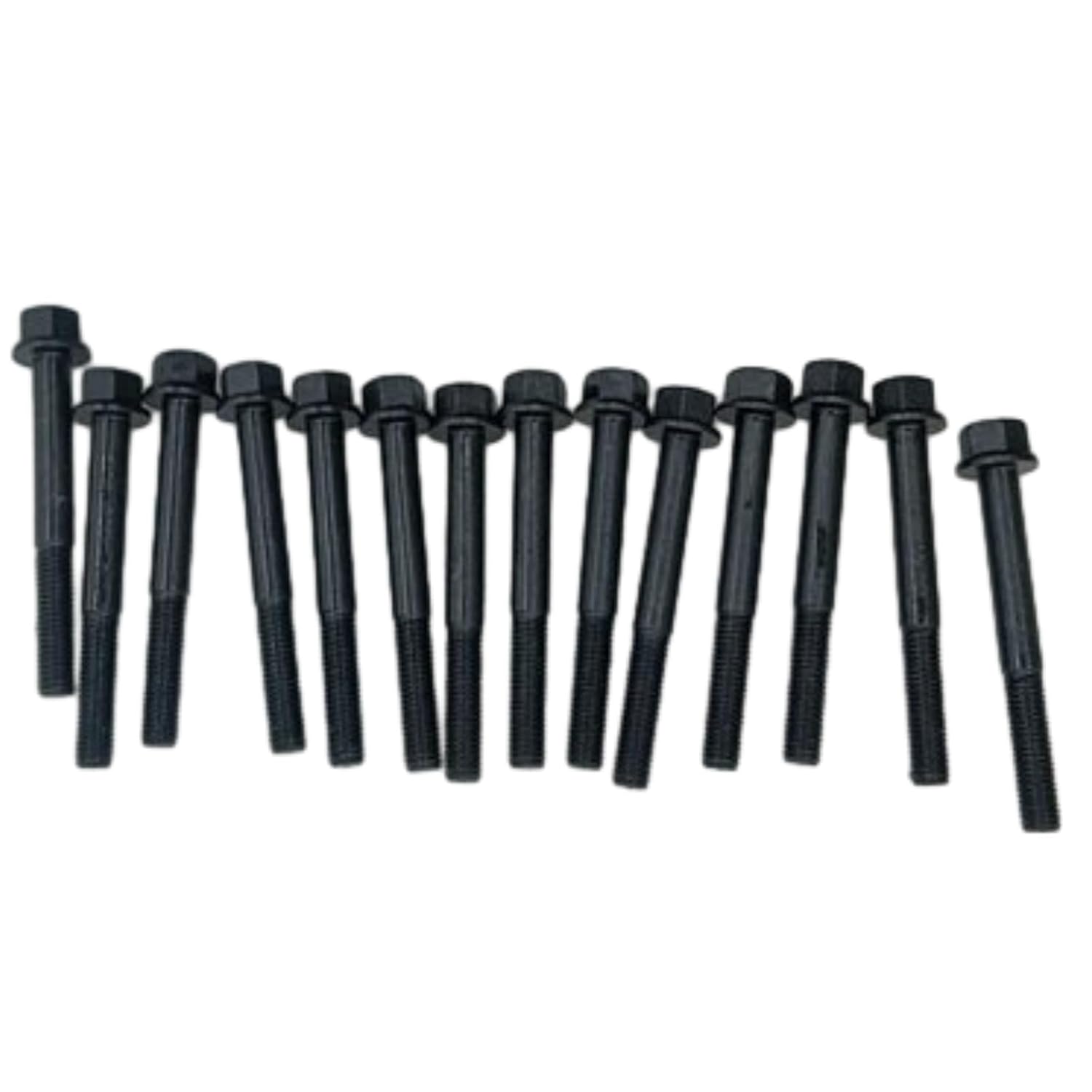 FridayParts 1Set/14PCS D902 Engine Cylinder Head Bolt 6670353 Compatible for Kubota Engine