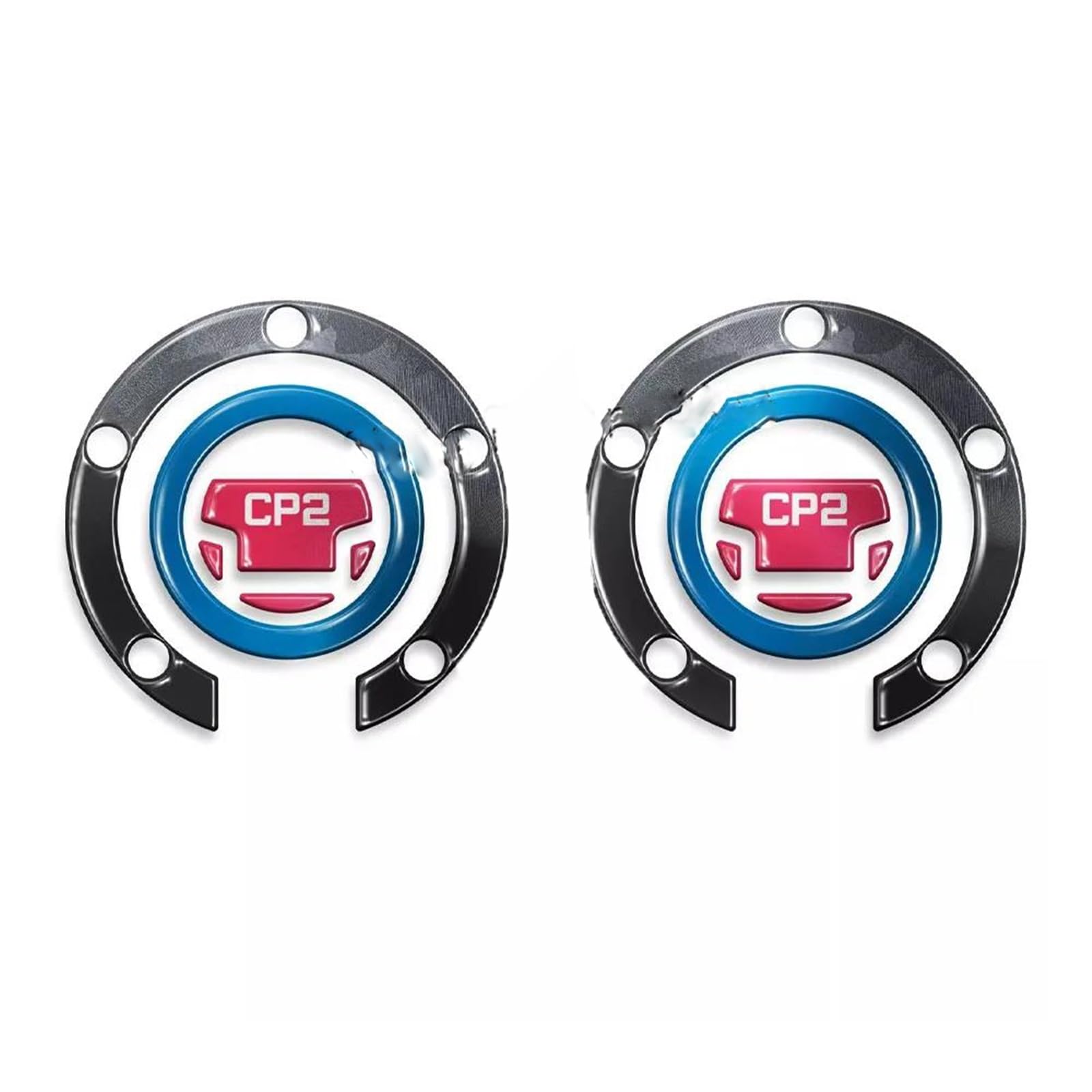 Tynbv Blue Decorative Sticker Motorcycle Tank Pad Stickers 3D Resin Protective Sticker Accessories For Y-Amaha Tenere 700 For World Rally 2023 2024