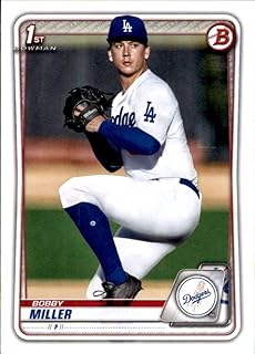 2020 Bowman Draft #BD-38 Bobby Miller Los Angeles Dodgers Baseball Card