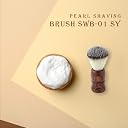Pearl Shaving Brush SWB-01 SY (Wooden Handle) gallery image