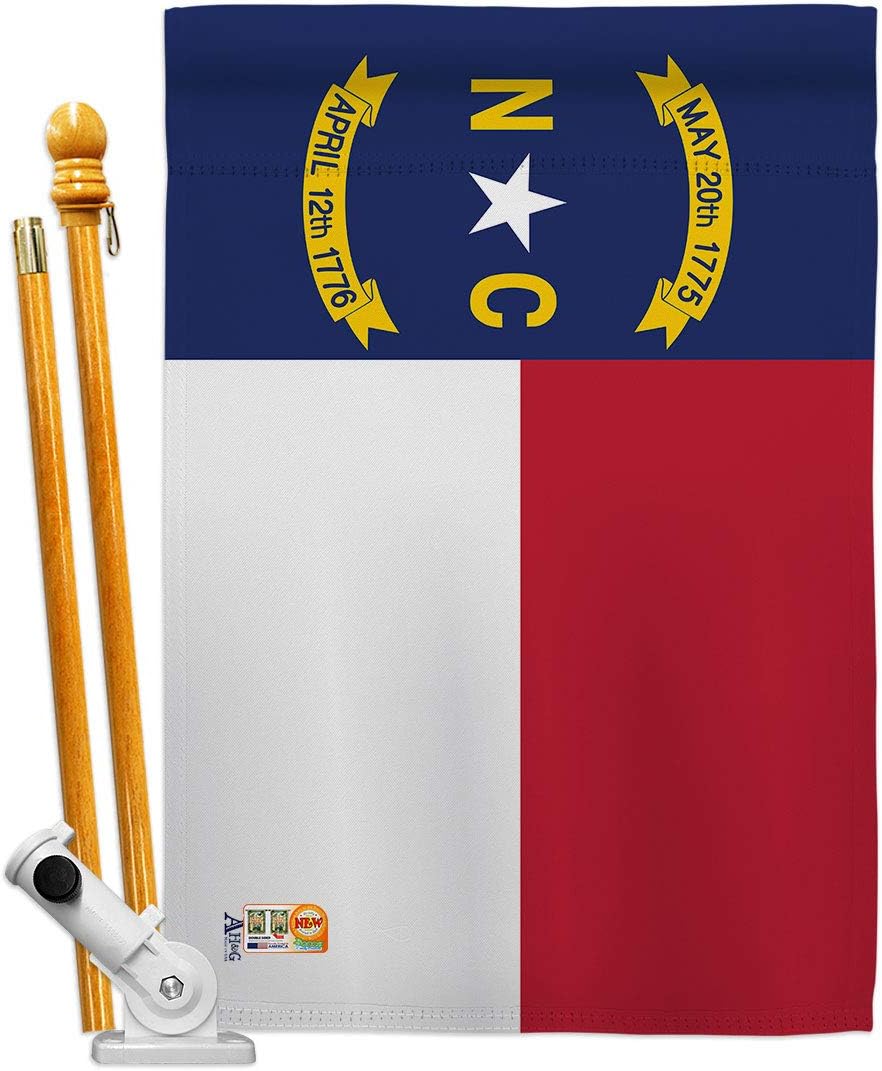 North Carolina House Flag Americana States USA American Territories Republic Country Particular Area Small Decorative Gift Yard Banner Double-Sided Made In 28 X 40
