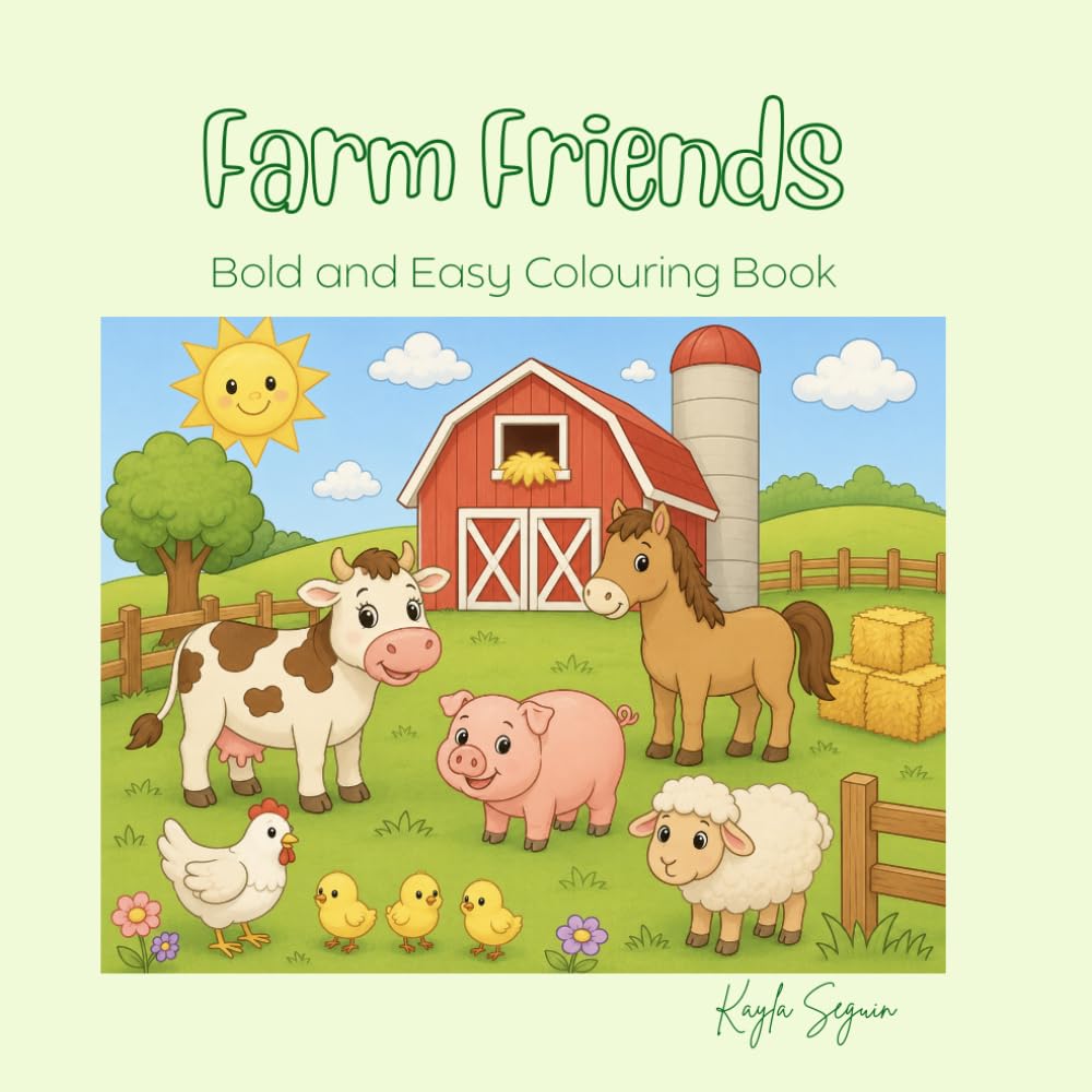 Farm Friends: Coloring Book