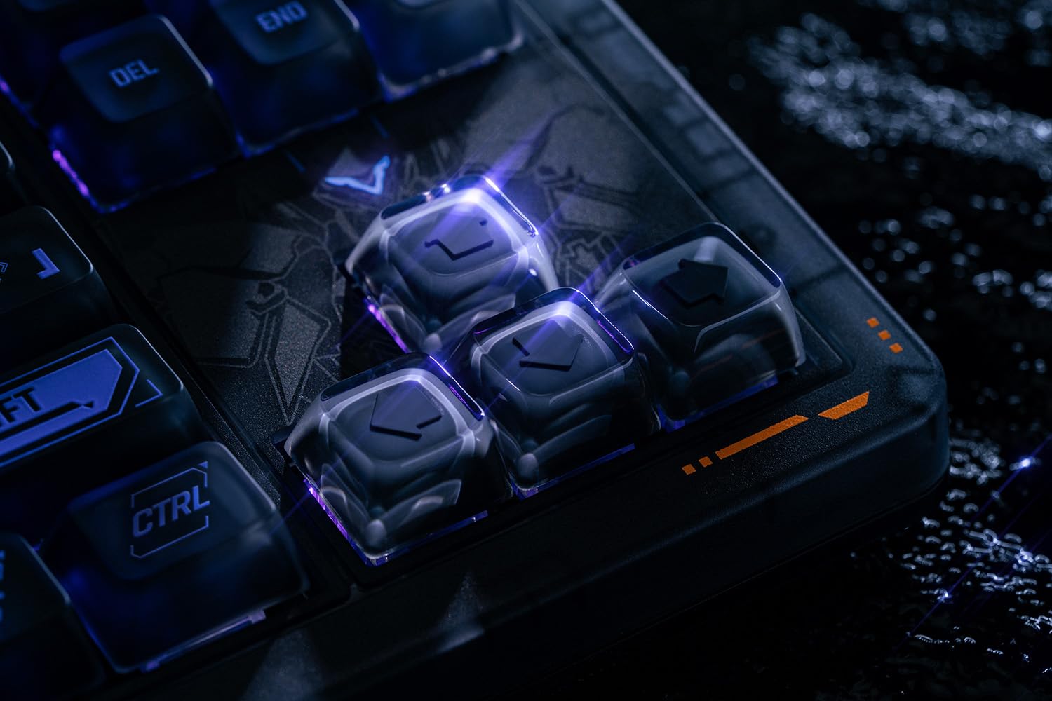 8BitDo Retro 87 Mechanical Keyboard with Hot-Swappable Kailh Switches, RGB Backlight, Programmable Buttons, Wireless 2.4G/Bluetooth/USB-C for Windows and Android - Mecha Break: Panther