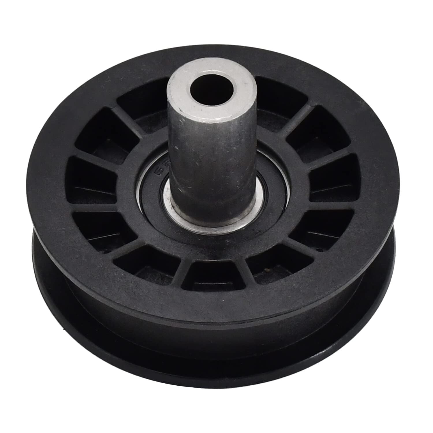 Flat Idler Pulley for AYP Craftsman Husqvarna Poulan 179114 532179114, Idler Pulley 179114 532179114 for Craftsman Husqvarna Lawn Mower LT1238 LT1538