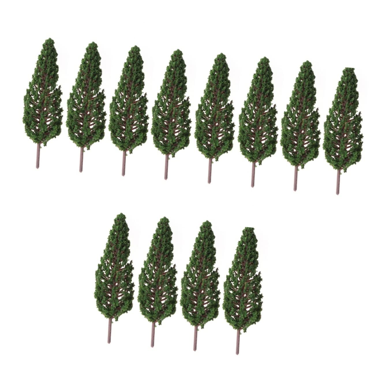 Artibetter30 Pcs Scenery Trees Ornament Crafts Evergreen Scale Models House Decorations for Home Model Train Diorama Supplies Ho Scale Noose Plants Landscape Scenery Fake Trees Household