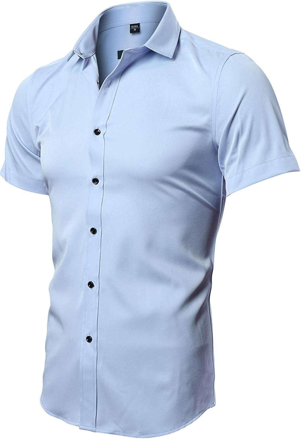 Mens Short Sleeve Dress Shirts, Slim ...