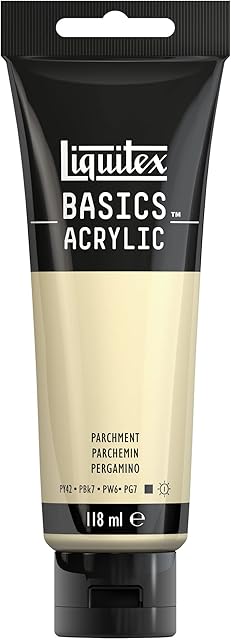 LIQUITEX 8870058 Basics Acrylic Paint, Parchment, 118 ml Tube