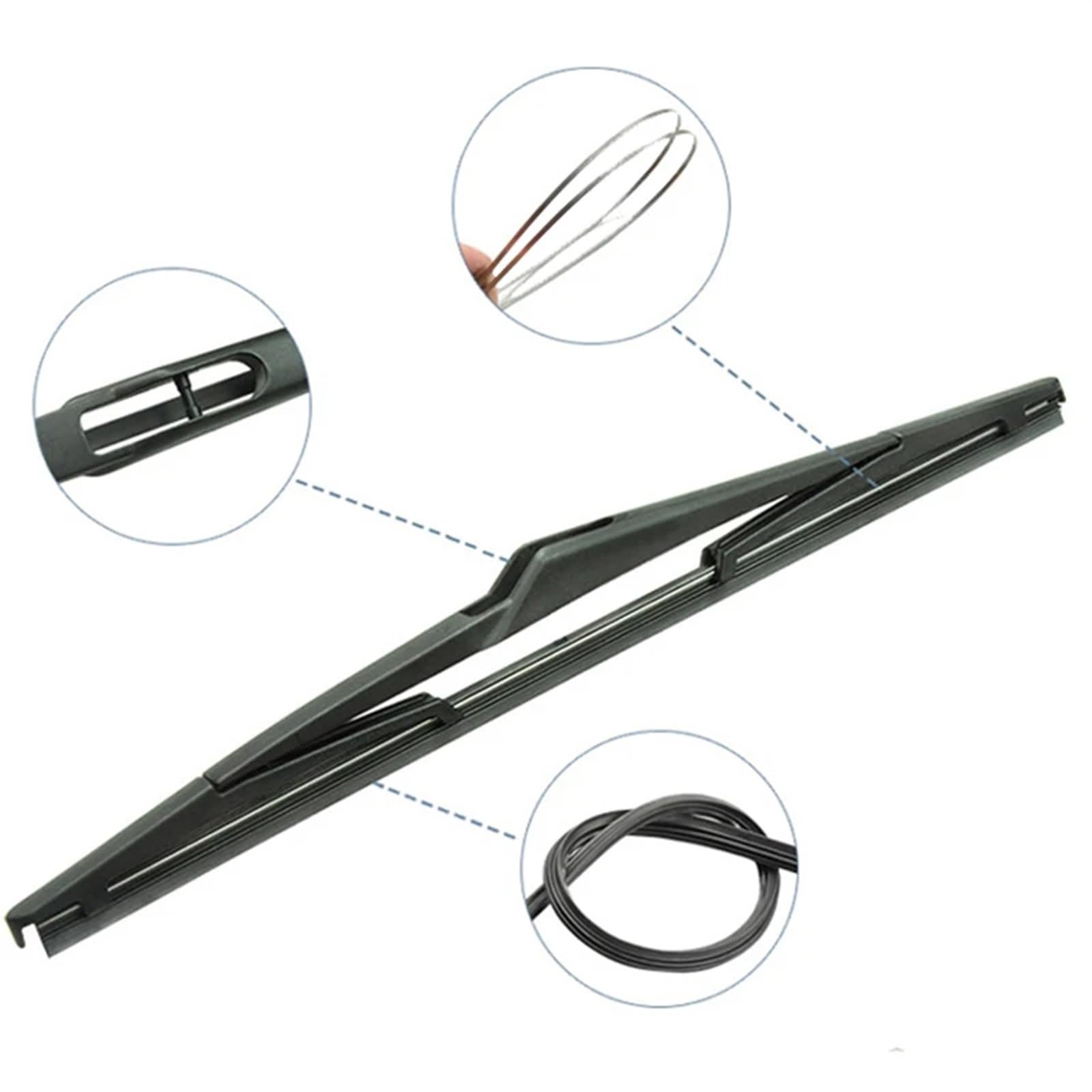 Limpiaparabrisas Coche Compatible Con Para Grand Para Scenic 3 2009 2010 2011 2012 2013 2014 2015 2016 Con Juego De Escobillas Limpiaparabrisas Delanteras Y Traseras De 30''+26''+12''