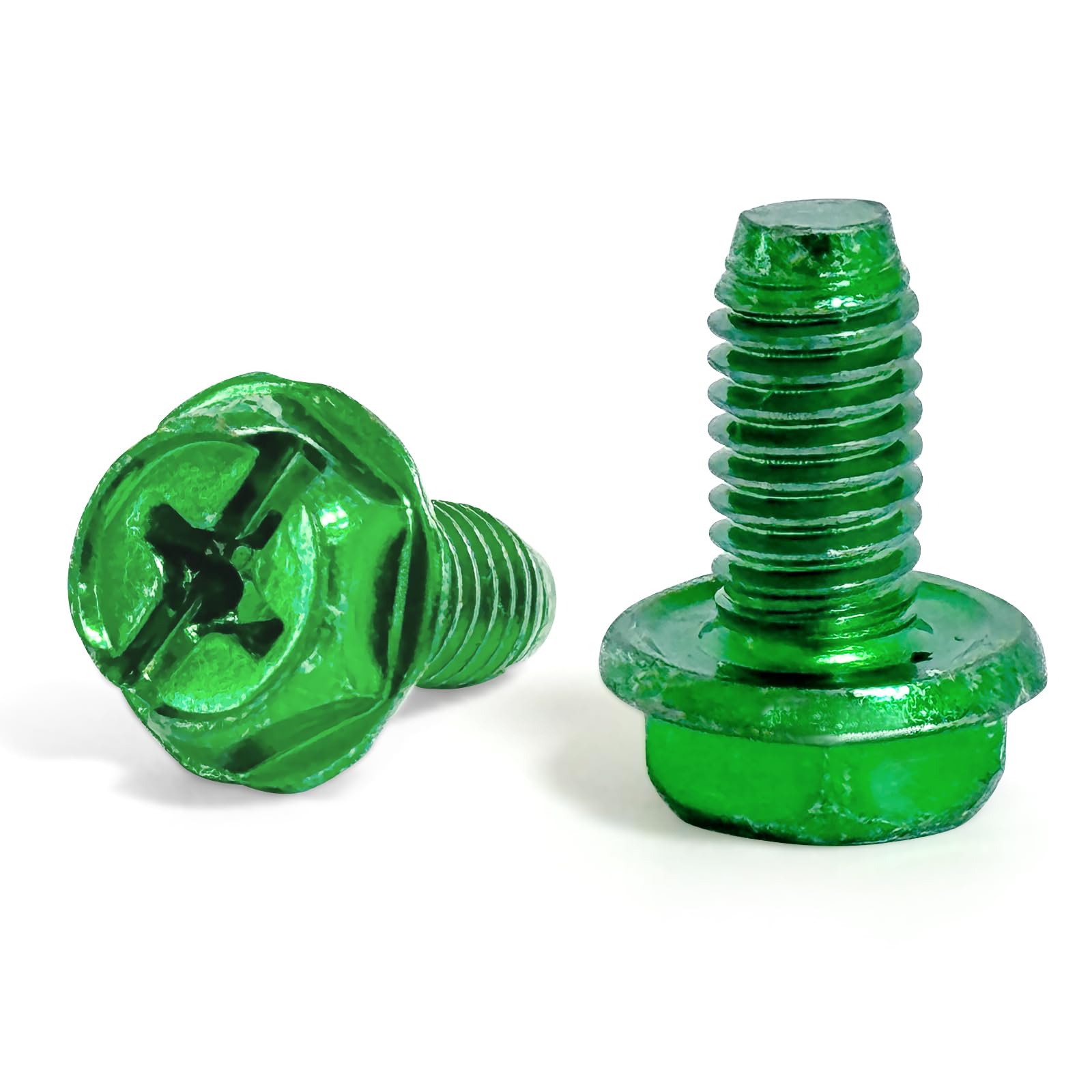 Amazon | 10-32 x 3/8 六角頭接地ねじ 電気ジャンクションボックス用