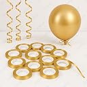AMFIN® Curling Ribbons for Balloons - Golden (Pack 12) gallery image