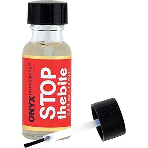 Miniatura 7 de Onyx Professional "Stop The Bite" Esmalte disuasorio para morder uñas 0.5 onzas líquidas  Ayuda a que las uñas crezcan y se puede utilizar como capa