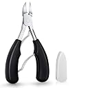 QUIQSHIPP Toe Nail Clipper for Ingrown or Thick Toenails, Heavy Duty Toenail Trimmer Nail Clipper Pedicure Tool with Long Handle and Soft Grip for Seniors Black gallery image