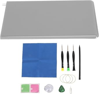 Back Glass Replacement Cover Case for Pixel 7 Pro, Back Cover Glass Housing Door with Repair Tool Kit, Pre Cut Adhesive Tape, Fit Replacement Back Panel for Pixel 7 Gray