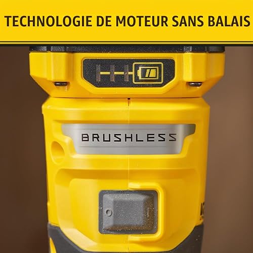 Stanley Perfiladora Brushless V20 Li-ion 18V, Portafresas 6-8mm, Electrónica 0-16.000/30.000 RPM. Sin Cargador/batería - 4