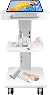 Dental - Carrito auxiliar para dentista, color blanco