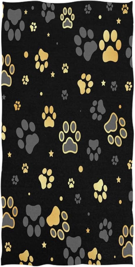 dog print towels