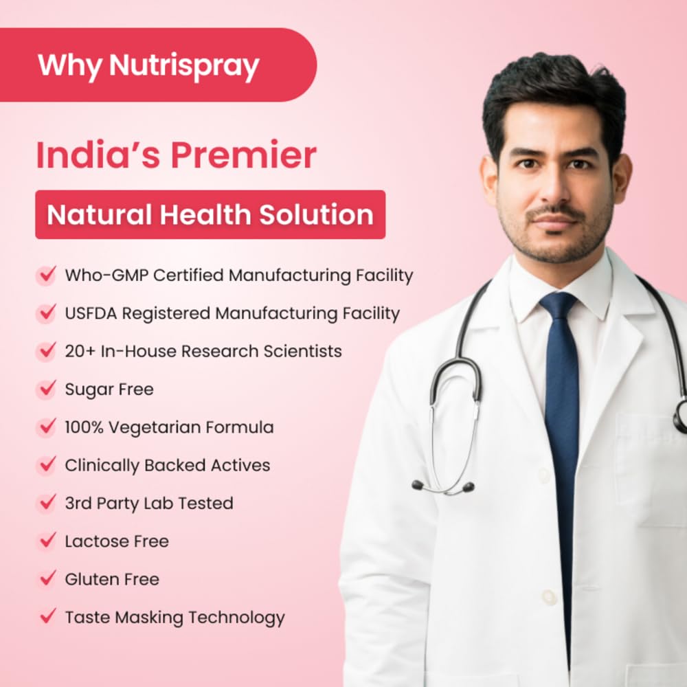 Vitality Iron & Beetroot Oral Spray 25 ml | Fast-Absorbing Iron Supplement with Beetroot | Supports Energy, Healthy Blood Formation & Immune Health | Apple Flavour | For Men & Women — Amazon image 2