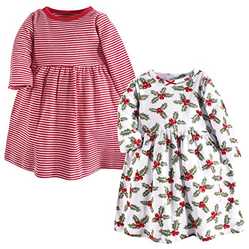 Hudson Baby Girl's Cotton Dresses, Holly, 18-24 Months