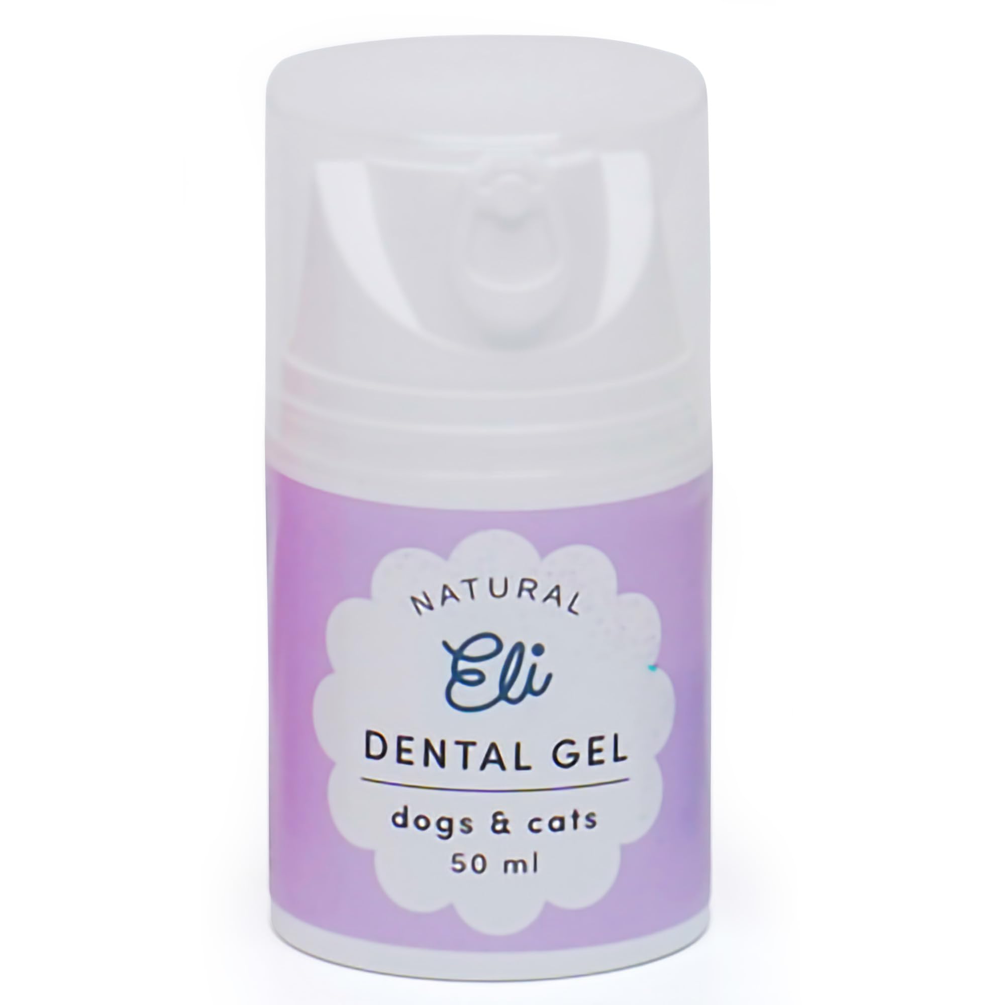 Eli Natural Dental Gel for Dogs & Cats – Plant-Based, Gentle Formula That Supports Healthy Teeth & Gums, Helps Reduce Plaque & Tartar buildup, freshens Breath Naturally, Vegan-Friendly Care – 1.69 oz