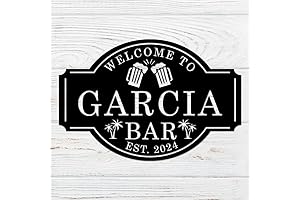 Personalized Metal Bar Sign: Timeless Charm for Your Home Bar