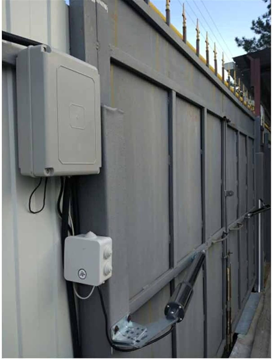 300KG Automatic Dual Arm Swing Gate Opener Operator Motor Drive Swing Door Open Opener for Access Control Home Security (Color : 2 remotes) (6 Remotes)