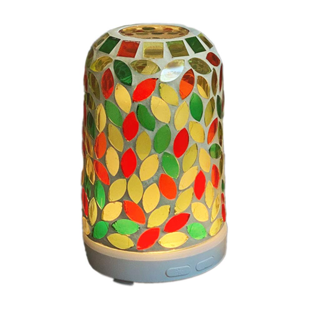 Amazon.co.jp: ステンドグラスアロマディフューザー | コンパクト 照明