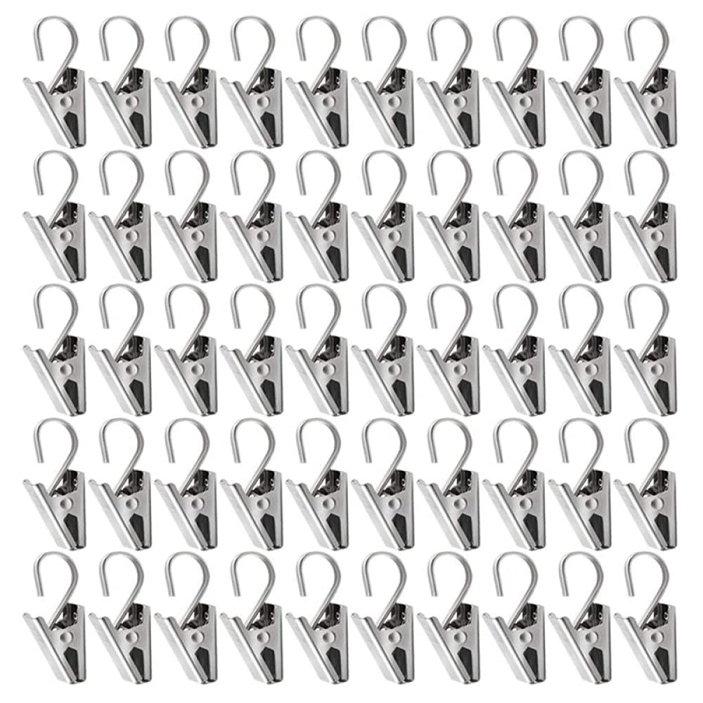 Clips de acero inoxidable LIJUCAI para guirnaldas de fiestas exteriores y salones